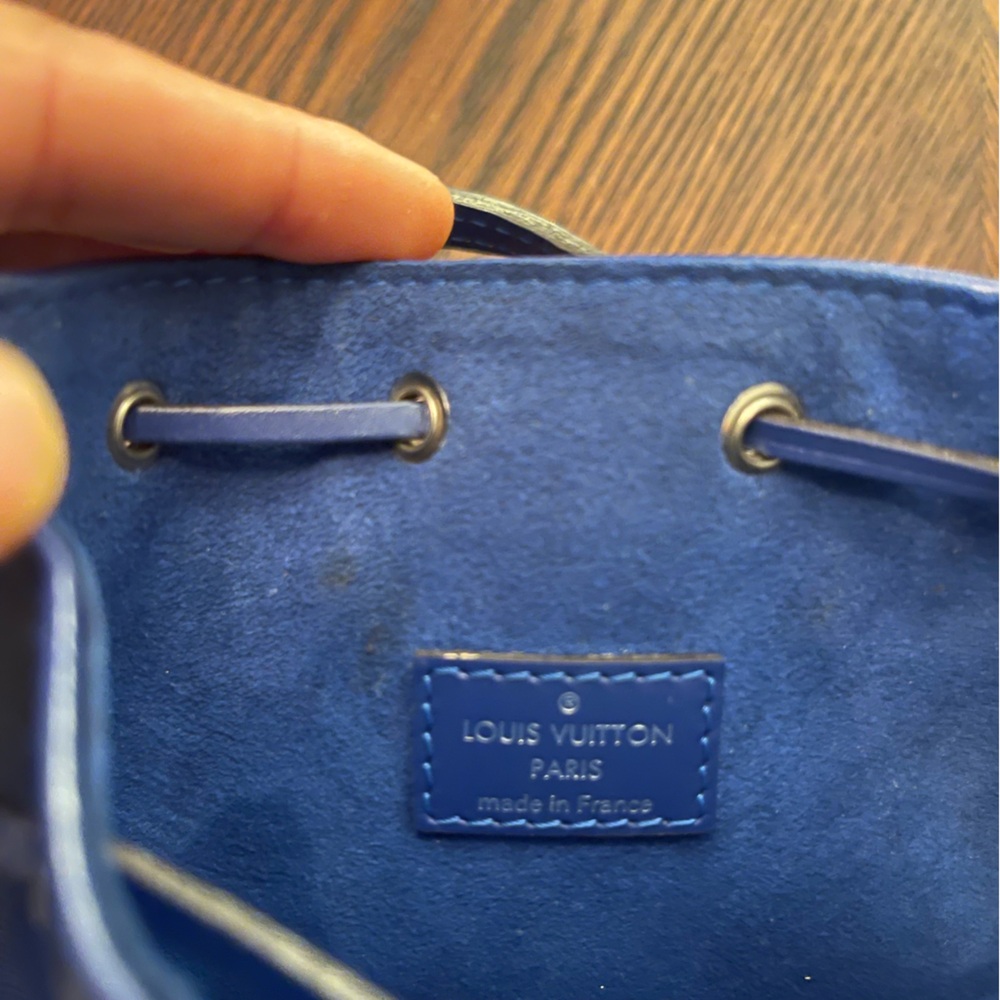 Louis Vuitton Noe Handbag Epi Leather Nano Blue AR1146 - Picture 5 of 10